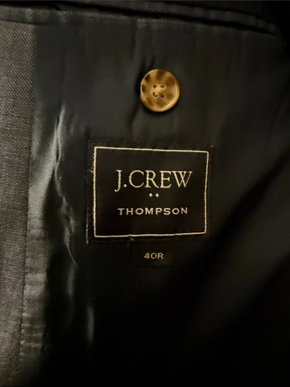 J. Crew Midnight Blue Two-Button Men's Blazer
